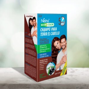 Champú para teñir Nisha 8 sobres castaño oscuro
