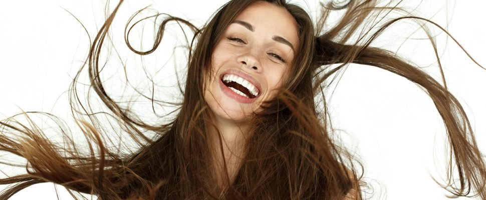 Cabello en movimiento